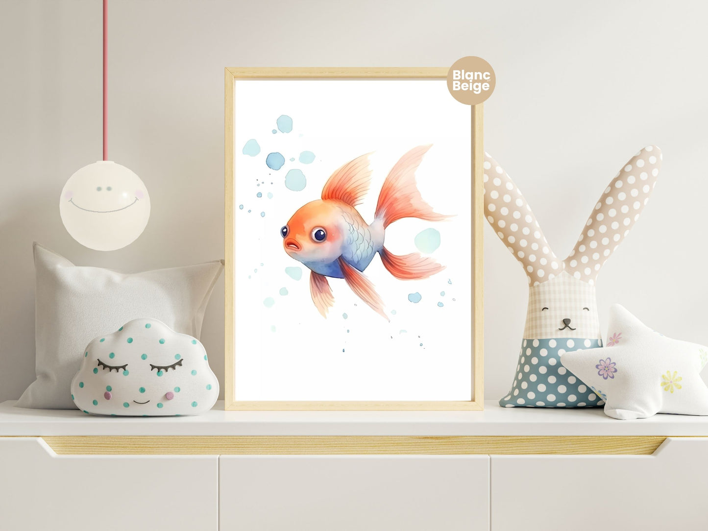 Fish Watercolor: Marine Animal Art Collection